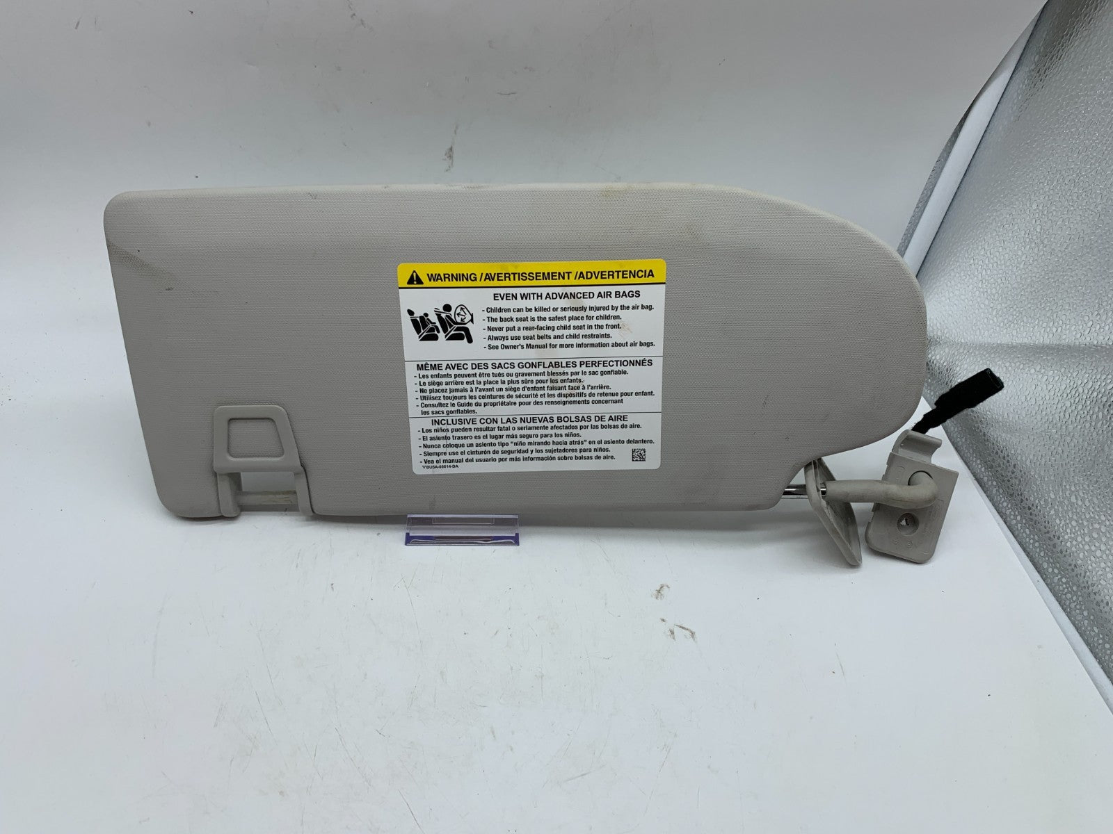 2021-2022 Ford Mustang Mach-E Mach E Passenger Sun Visor Gray OEM A01B50001