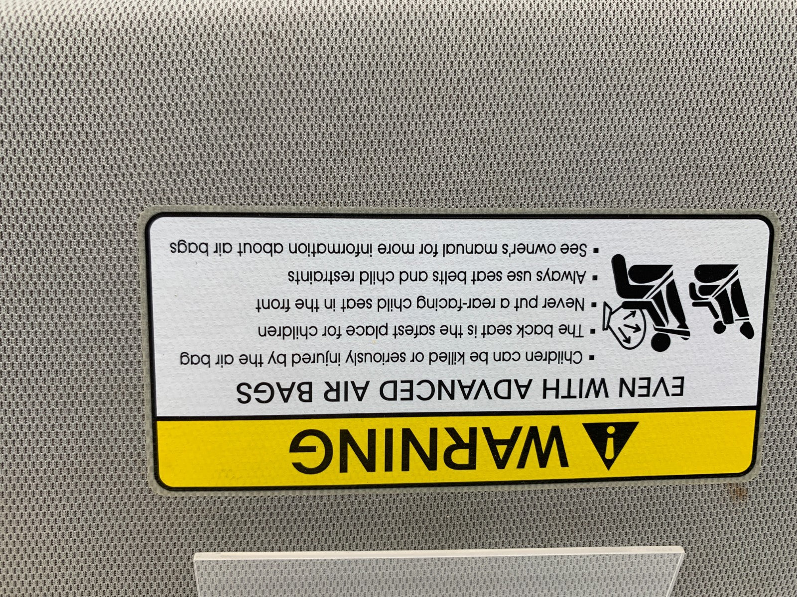 2011-2016 Kia Optima Passenger Sun Visor Gray Illuminated OEM C04B58017
