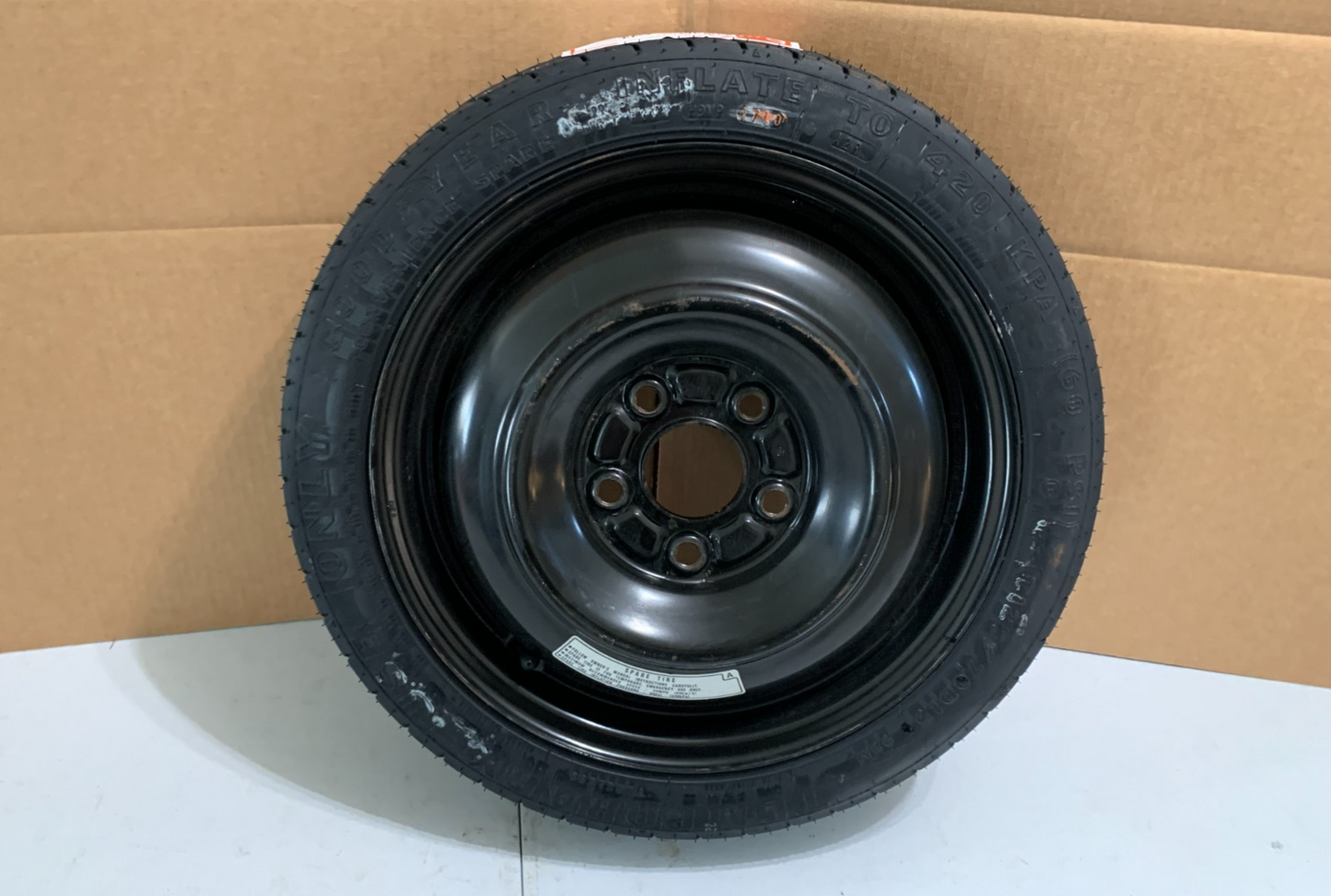 2016-2021 Honda Civic 15" Spare Tire Compact Donut OEM T125/70D15 Emergency