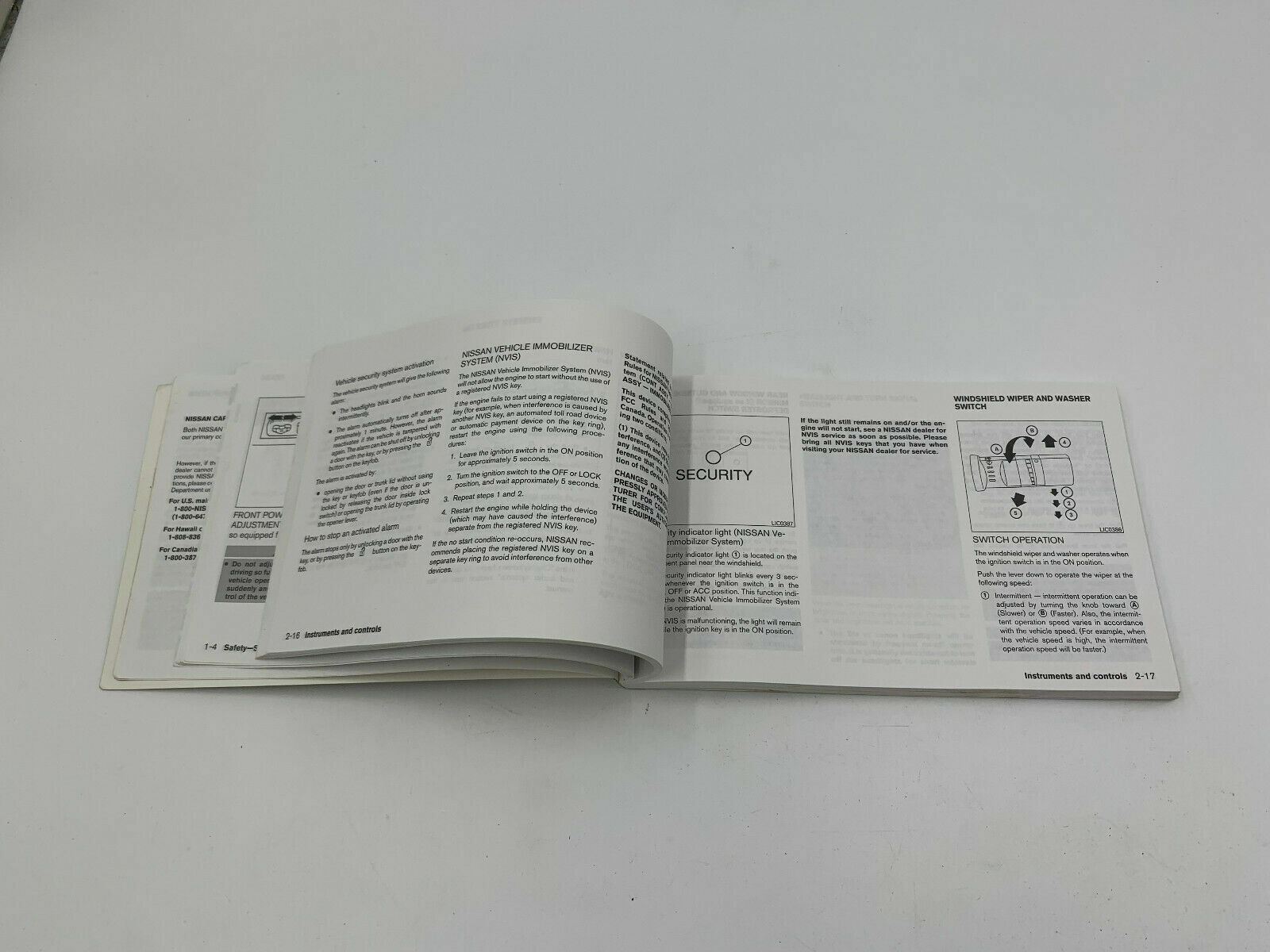 2004 Nissan Maxima Owners Manual OEM D02B25088