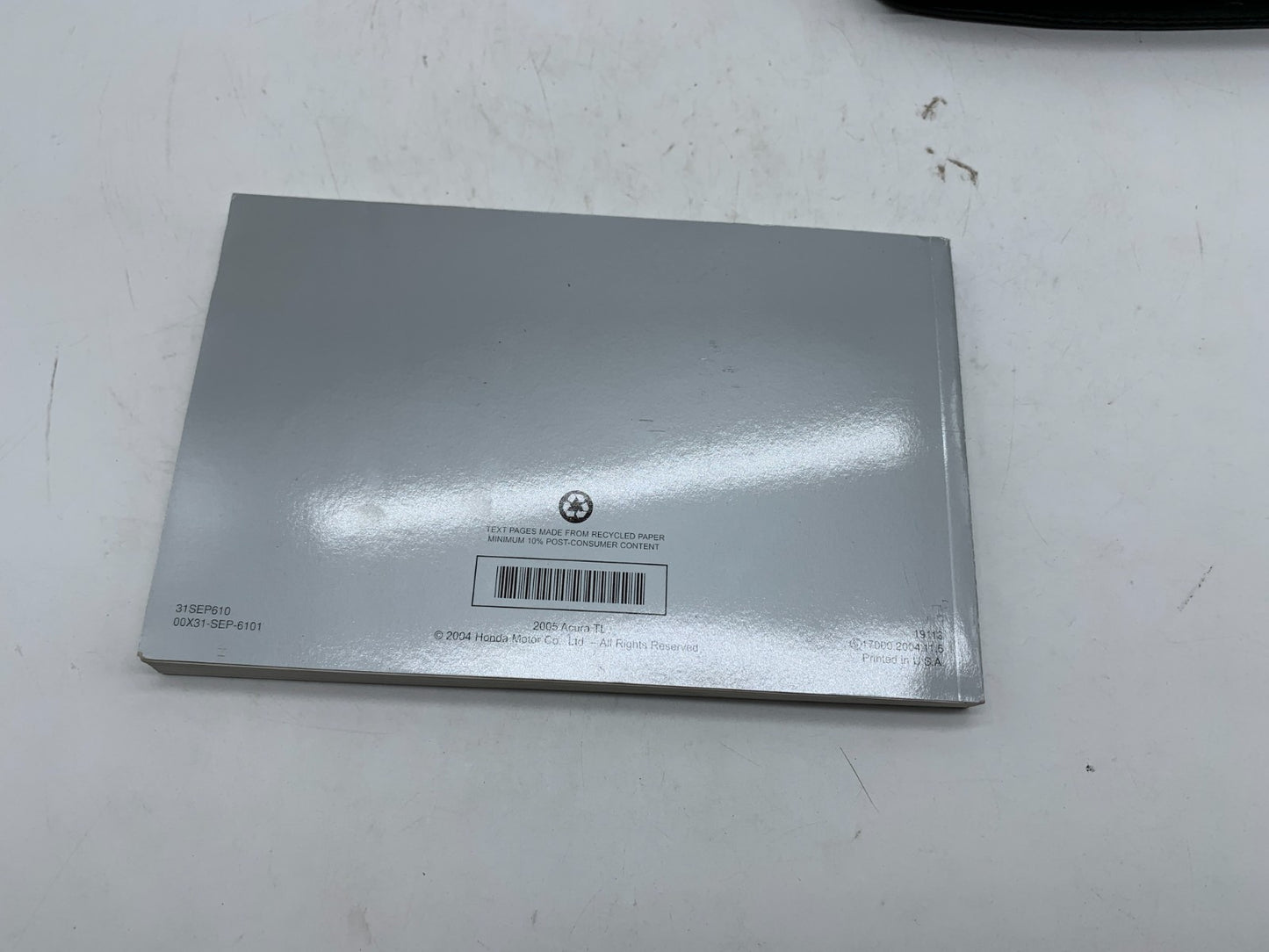 2005 Acura TL Owners Manual Set with Case OEM C02B50016