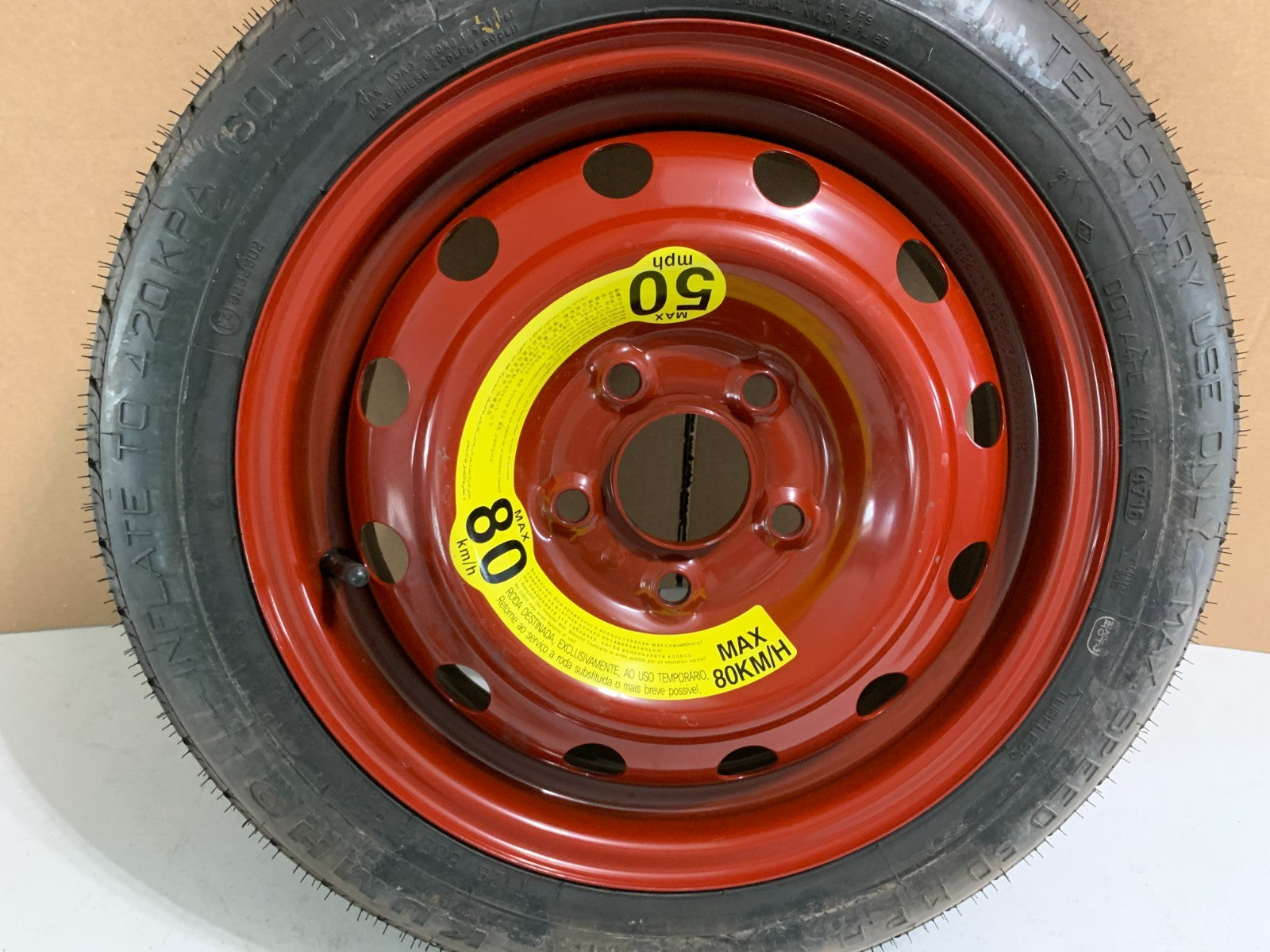 2010-2020 Hyundai Elantra 15" Spare Tire Compact Donut T125 80D15 OEM