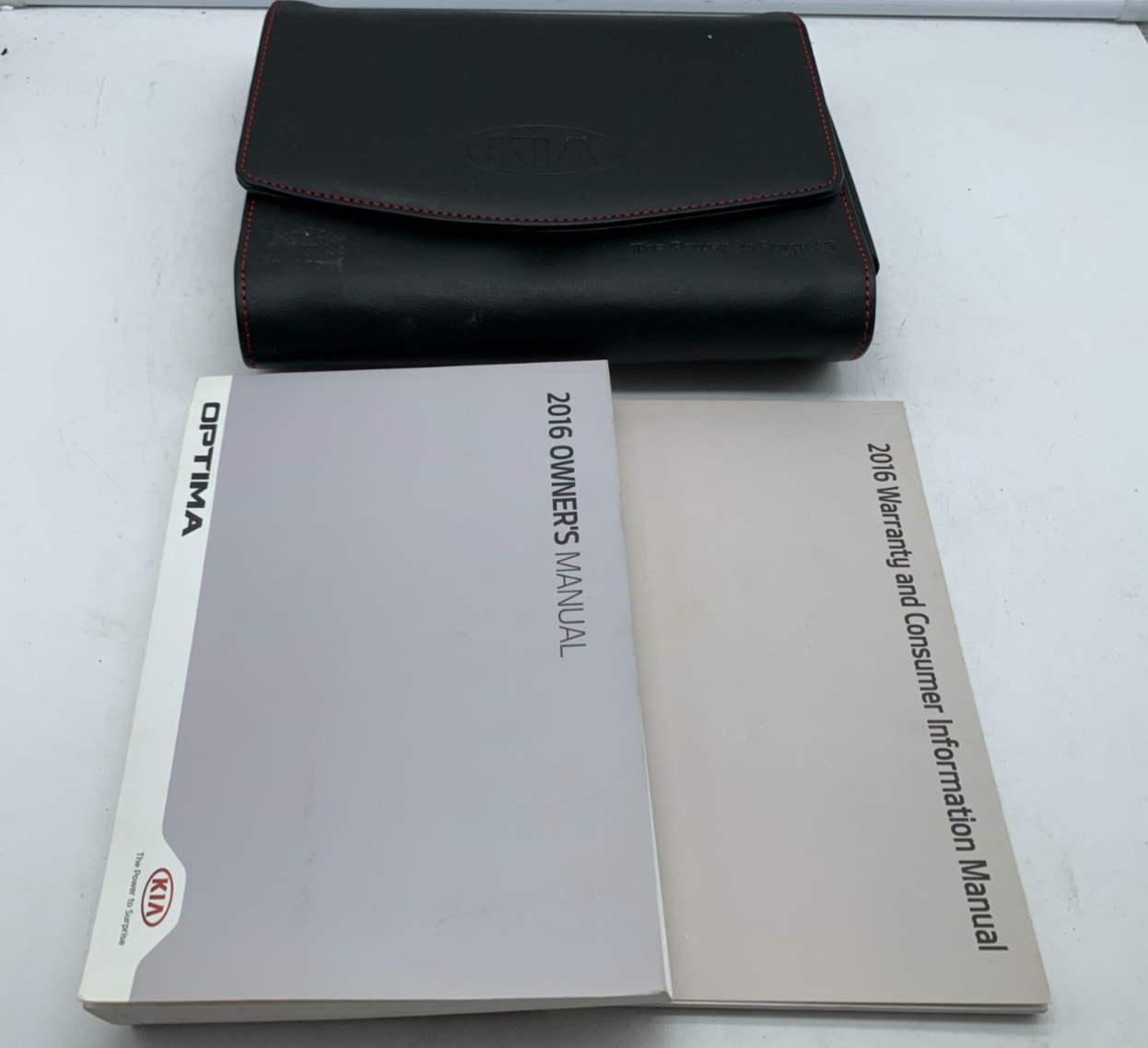 2016 Kia Optima Owners Manual Set with Case OEM A03B32006