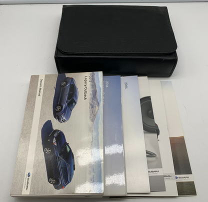 2014 Subaru Legacy Outback Owners Manual Set with Case OEM C02B04033