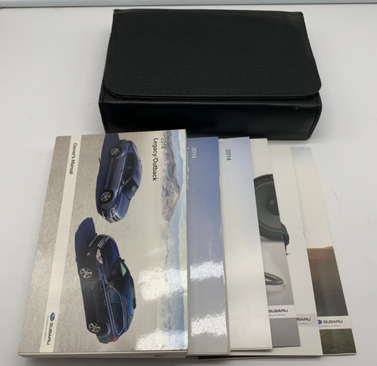 2014 Subaru Legacy Outback Owners Manual Set with Case OEM C02B04033