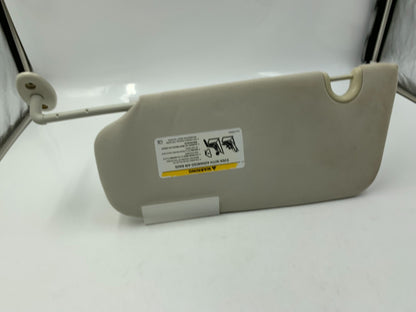 2007-2009 Jeep Patriot Passenger Sun Visor Sunvisor Gray OEM B04B34090