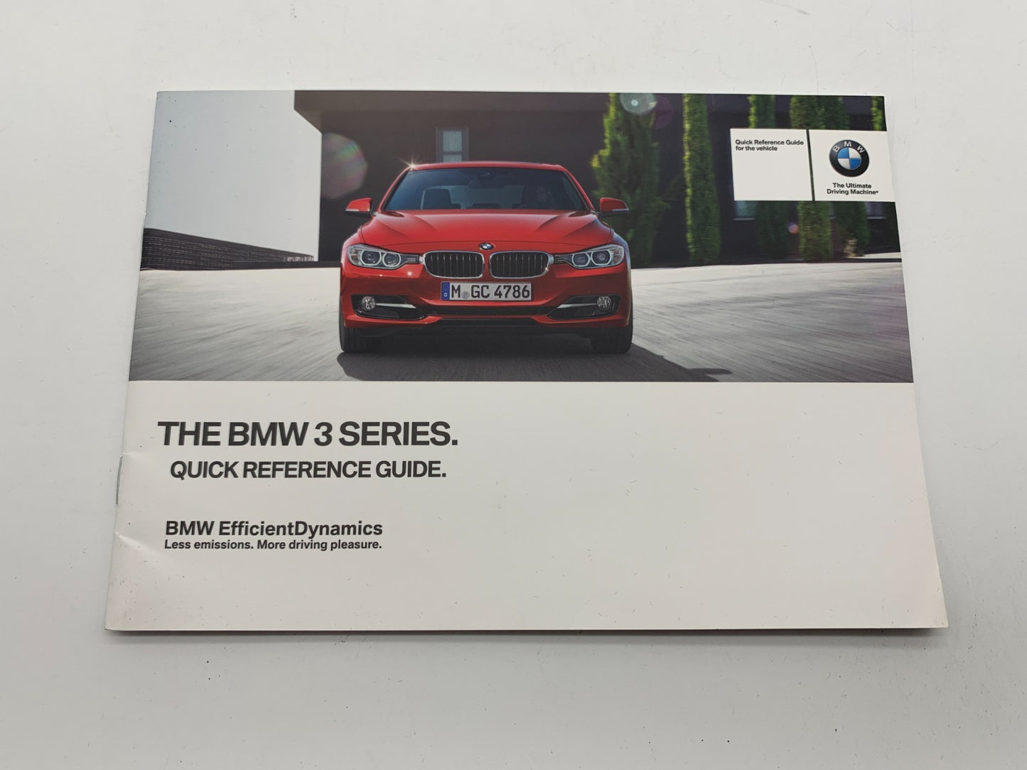 2013 BMW 3 Series Owners Manual Set with Case OEM B02B11018
