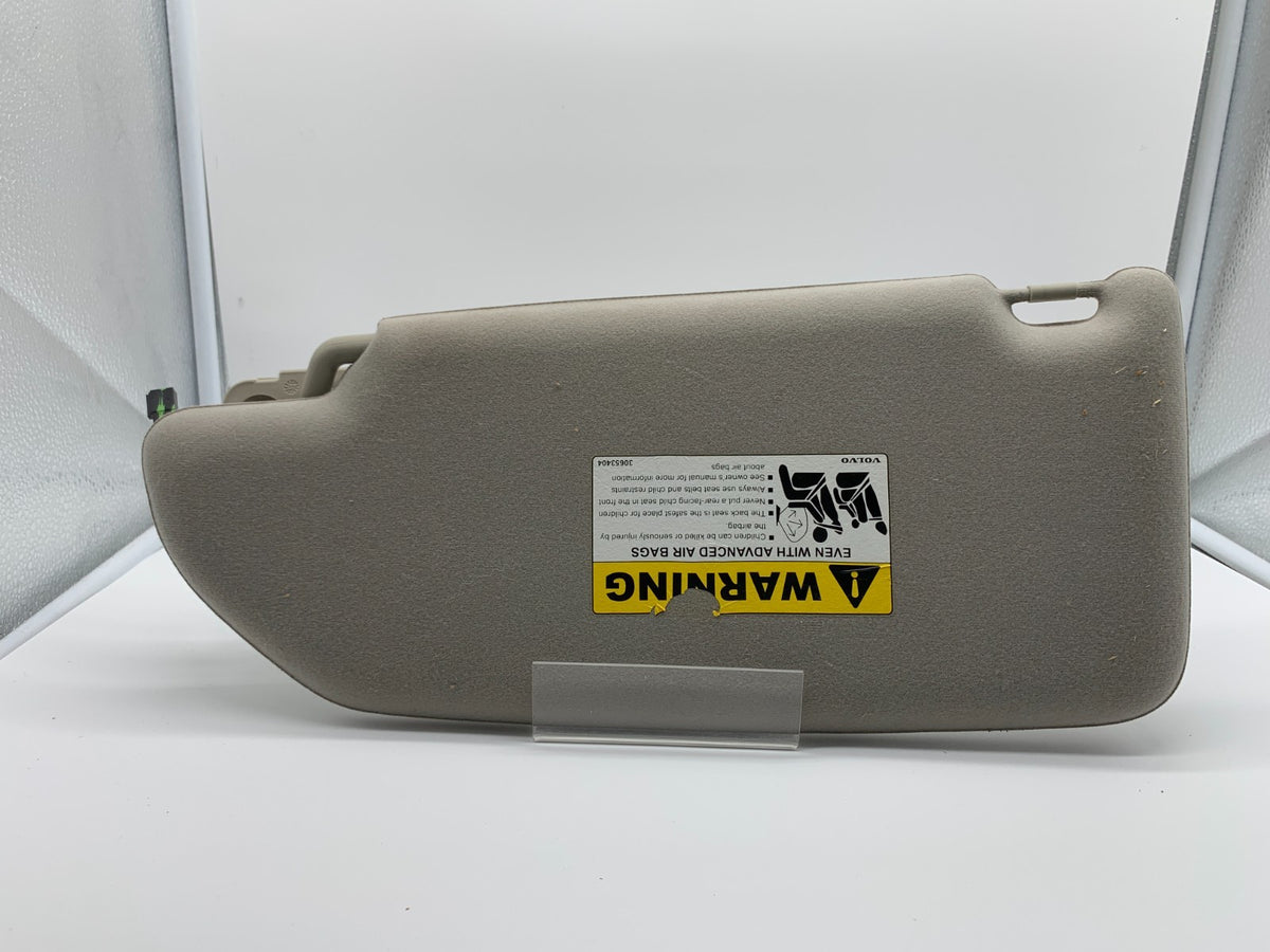 2005-2009 Volvo S60 Passenger Sun Visor Illuminated Gray OEM A02B30005