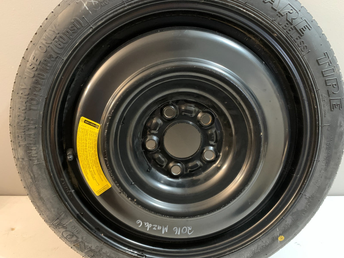 2014-2016 Mazda 6 Mazda6 16" Spare Tire Wheel Compact Donut T125/70R17