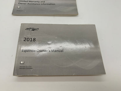 2018 Chevrolet Equinox Owners Manual OEM R01B29015