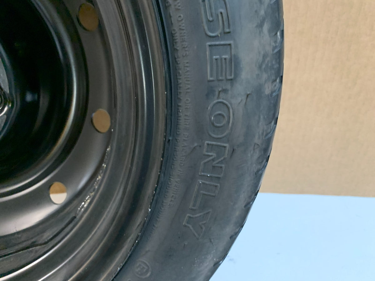2010-2014 Kia Forte Soul 15" Spare Tire Compact Donut Wheel T125/80D15 OEM