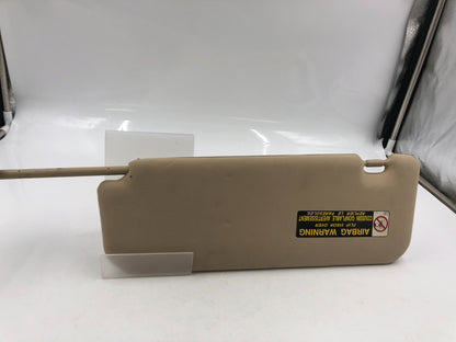 2007-2009 Lexus ES350 Passenger Sun Visor Tan OEM  A01B30023