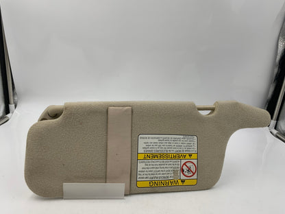 2000-2001 Subaru Legacy Passenger Sun Visor Beige OEM B02B56039
