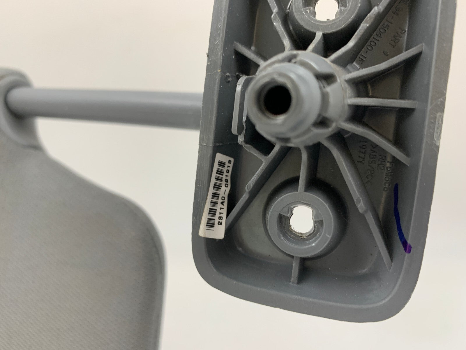 2011-2014 Ford F-150 Passenger Sun Visor Gray OEM E02B17023