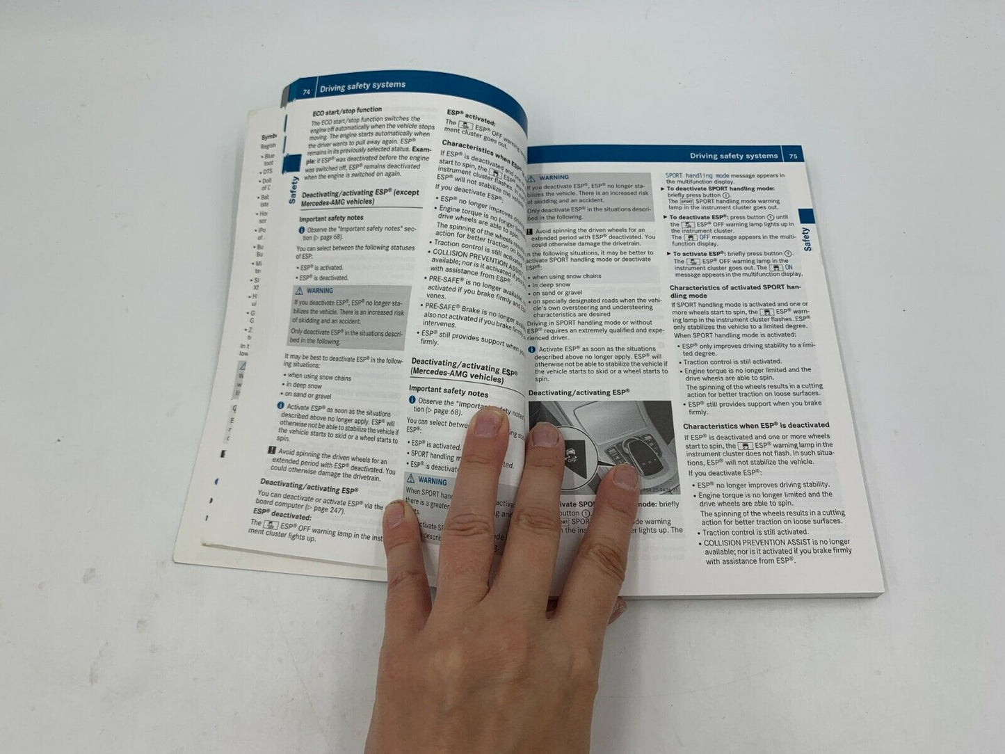 2016 Mercedes-Benz C Class Owners Manual Set with Case OEM B02B22043