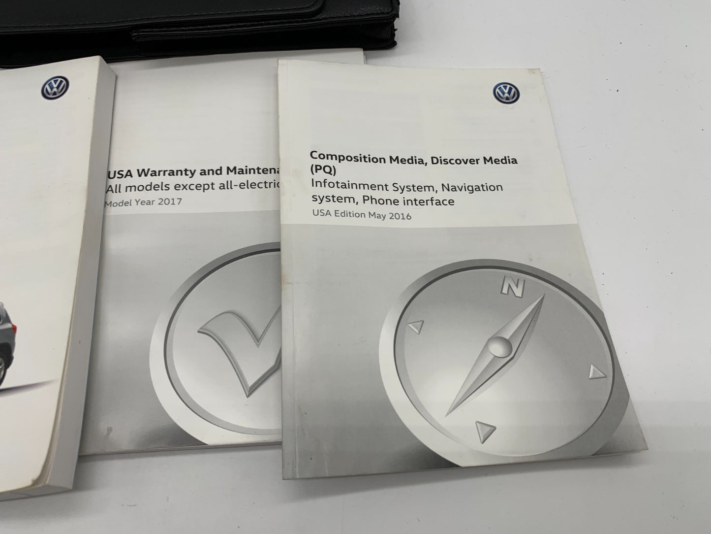 2017 Volkswagen Tiguan Owners Manual Set with Case OEM