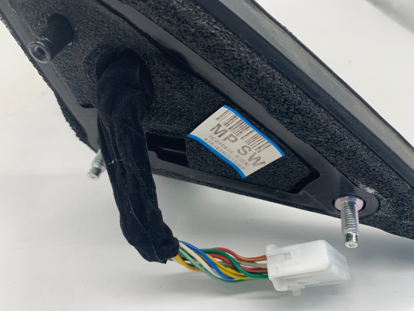 2014-2016 Kia Cadenza Driver Side View Power Door Mirror White OEM A01B28070