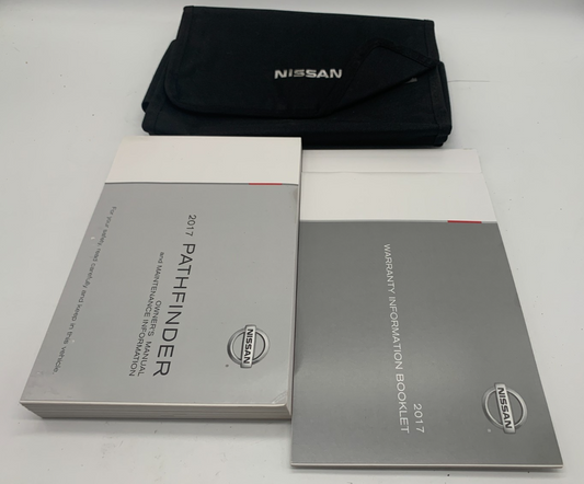 2017 Nissan Pathfinder Owners Manual Set with Case OEM