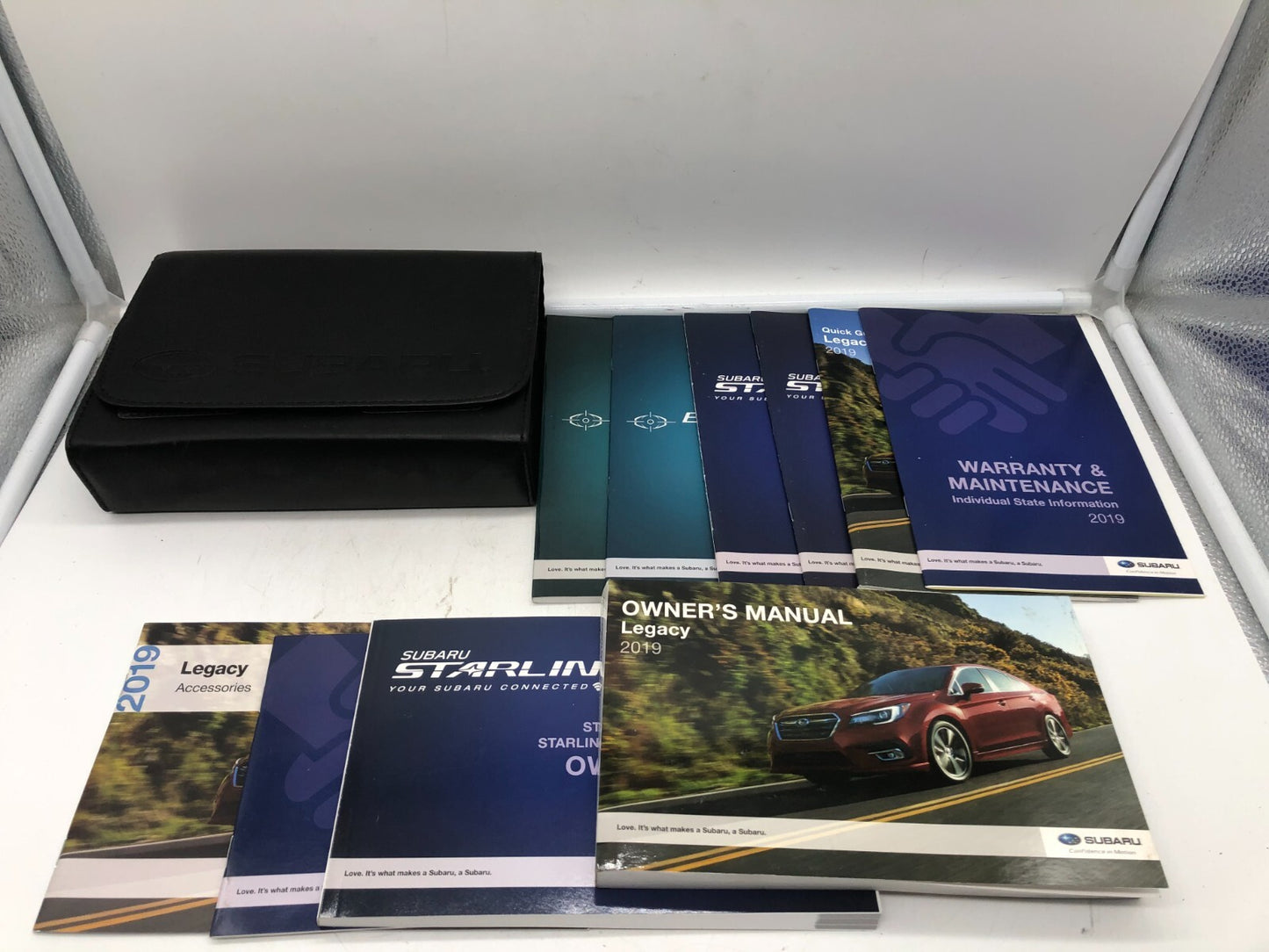 2019 Subaru Legacy Owners Manual Set with Case OEM E03B20007