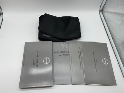 2024 Nissan Altima Sedan Owners Manual Set with Case OEM A01B51006