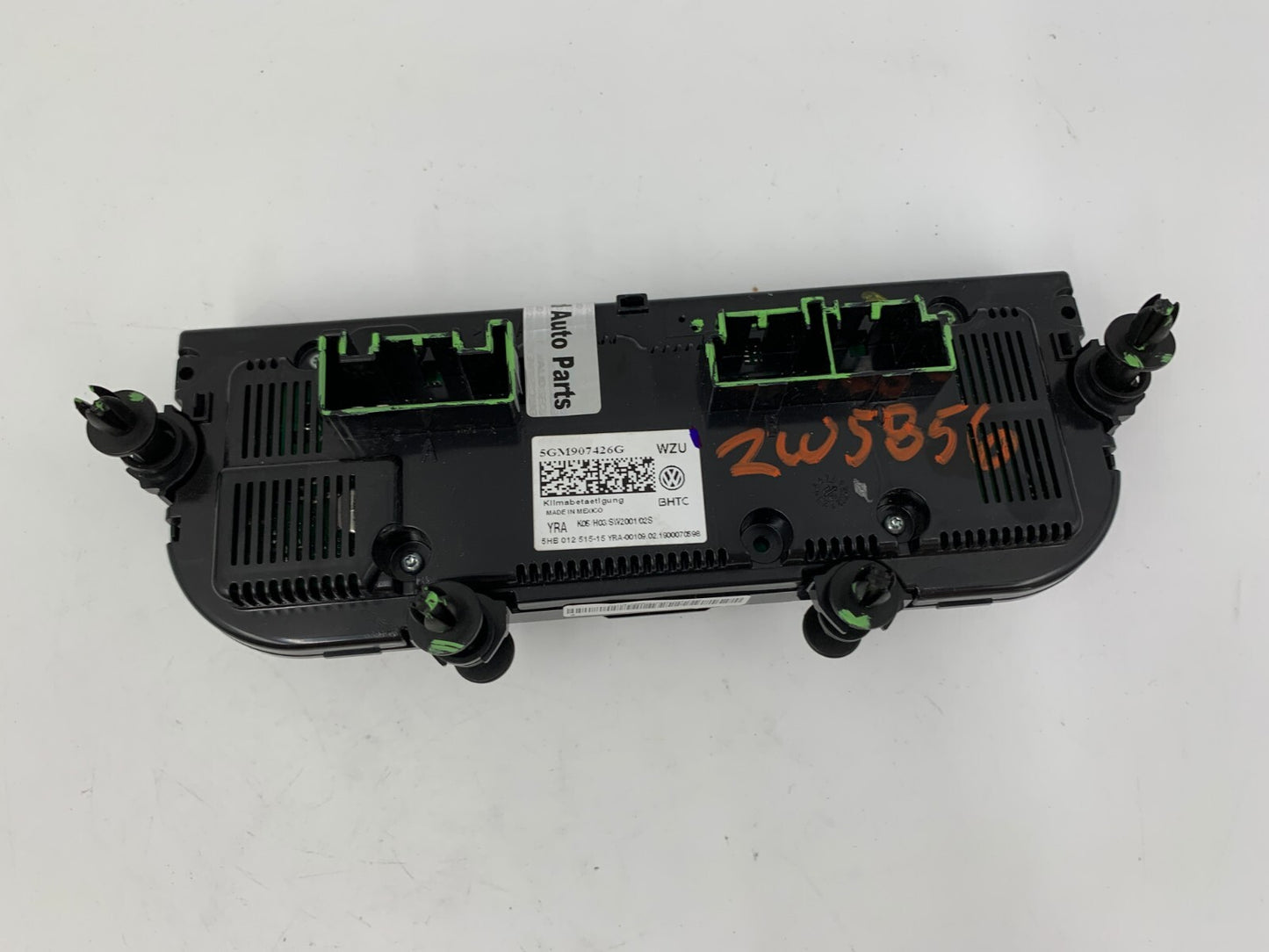 2018-2019 Volkswagen Golf AC Heater Climate Control Unit OEM C01B49050