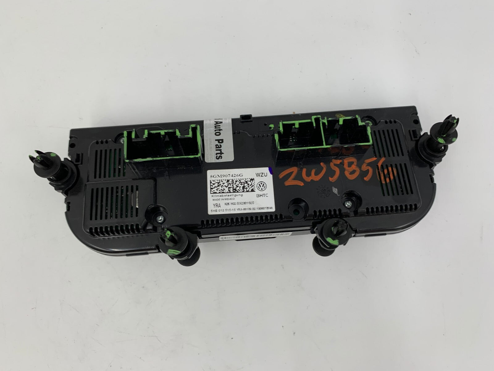 2018-2019 Volkswagen Golf AC Heater Climate Control Unit OEM C01B49050