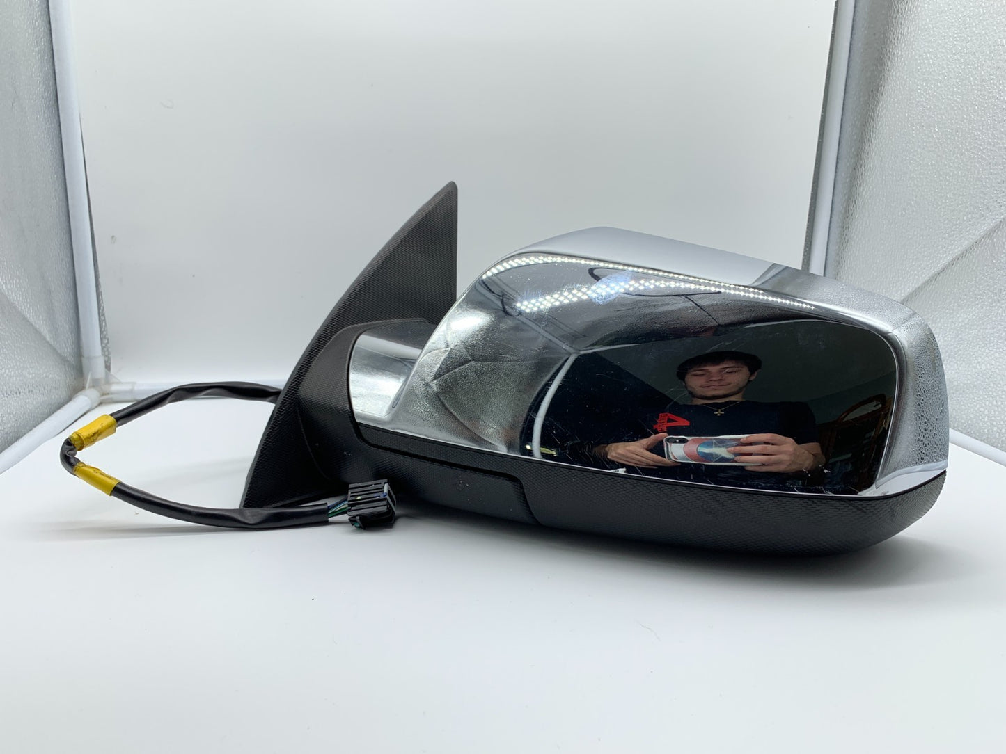 2010-2011 Chevrolet Equinox Driver Side View Power Door Mirror Chrome B01B55098