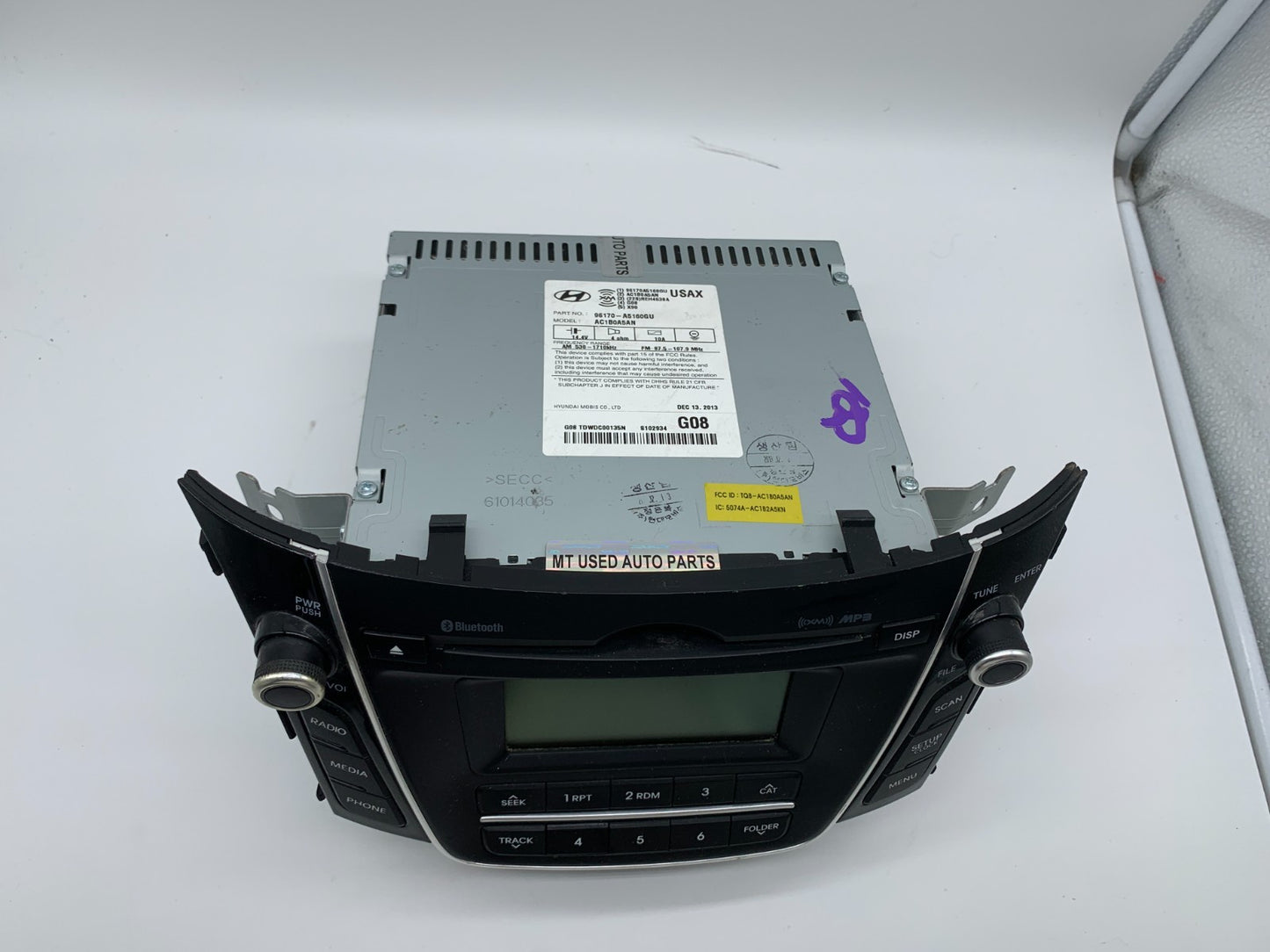 2014-2016 Hyundai Elantra AM FM CD Player Radio Receiver OEM C03B55006