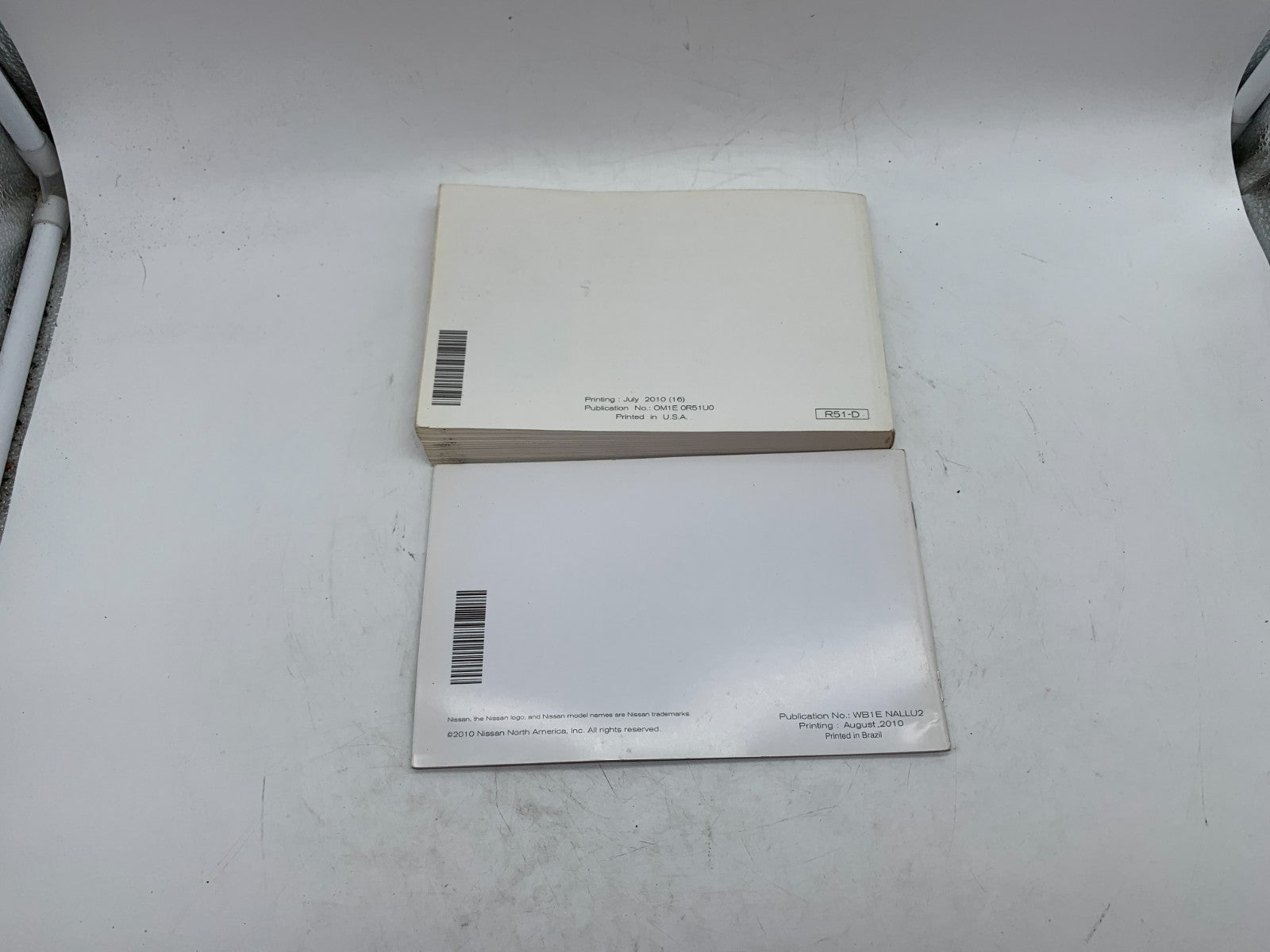 2011 Nissan Pathfinder Owners Manual Set with Case OEM B03B51009