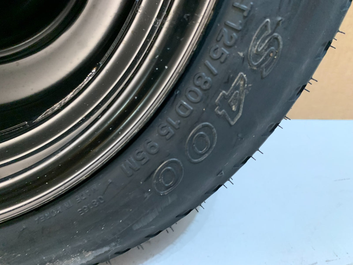 2013-2020 Hyundai Elantra 15" Spare Tire T125/80D15 Compact Donut