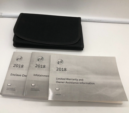 2018 Buick Enclave Owners Manual Set with Case OEM E03B47003