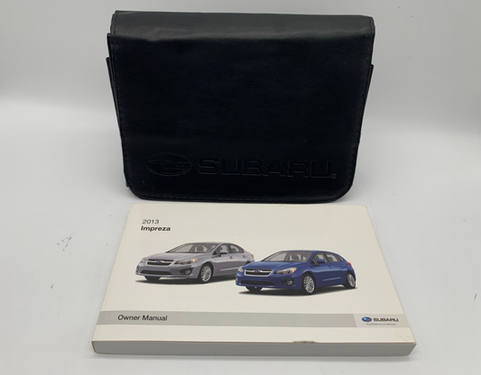 2013 Subaru Impreza Owners Manual Set with Case OEM A02B54013