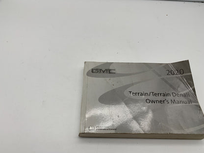 2020 GMC Terrain Terrain Denali Owners Manual OEM A01B30084