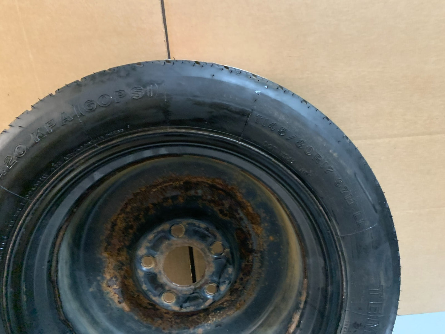 2012-2016 Chrysler Town & Country 17" Spare Tire Wheel Compact Donut T145/80R17