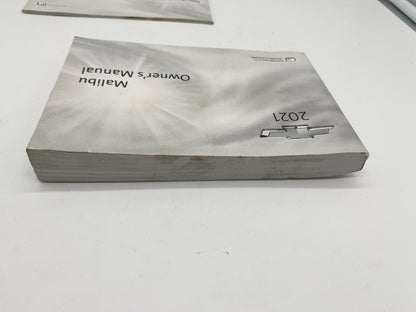 2021 Chevrolet Malibu Owners Manual Set OEM A02B54008