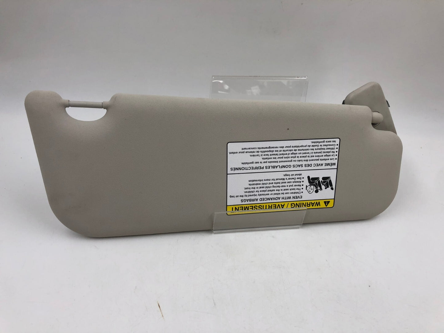 2017-2019 Jaguar XE Driver Sun Visor Gray OEM D02B10025