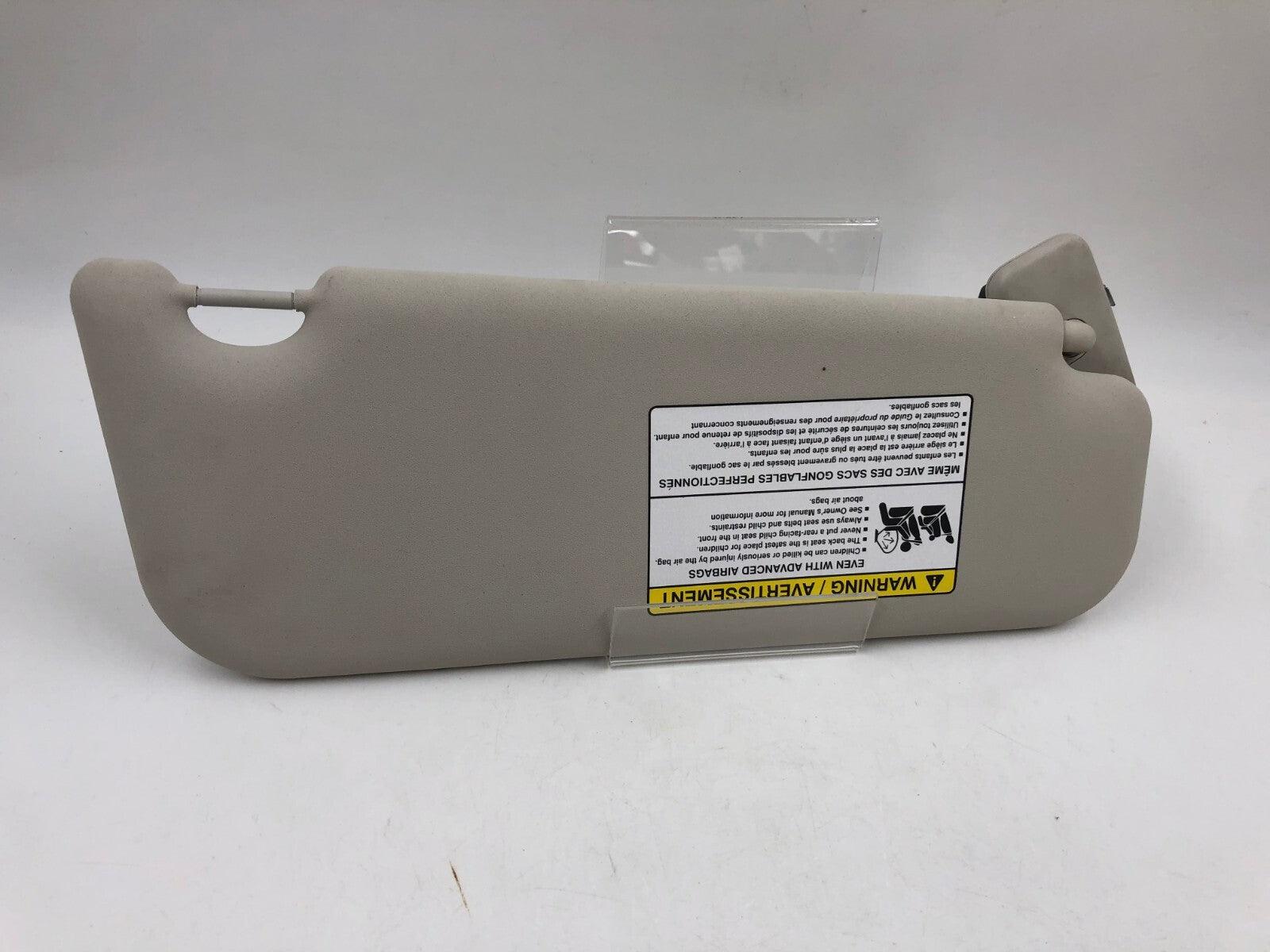 2017-2019 Jaguar XE Driver Sun Visor Gray OEM D02B10025