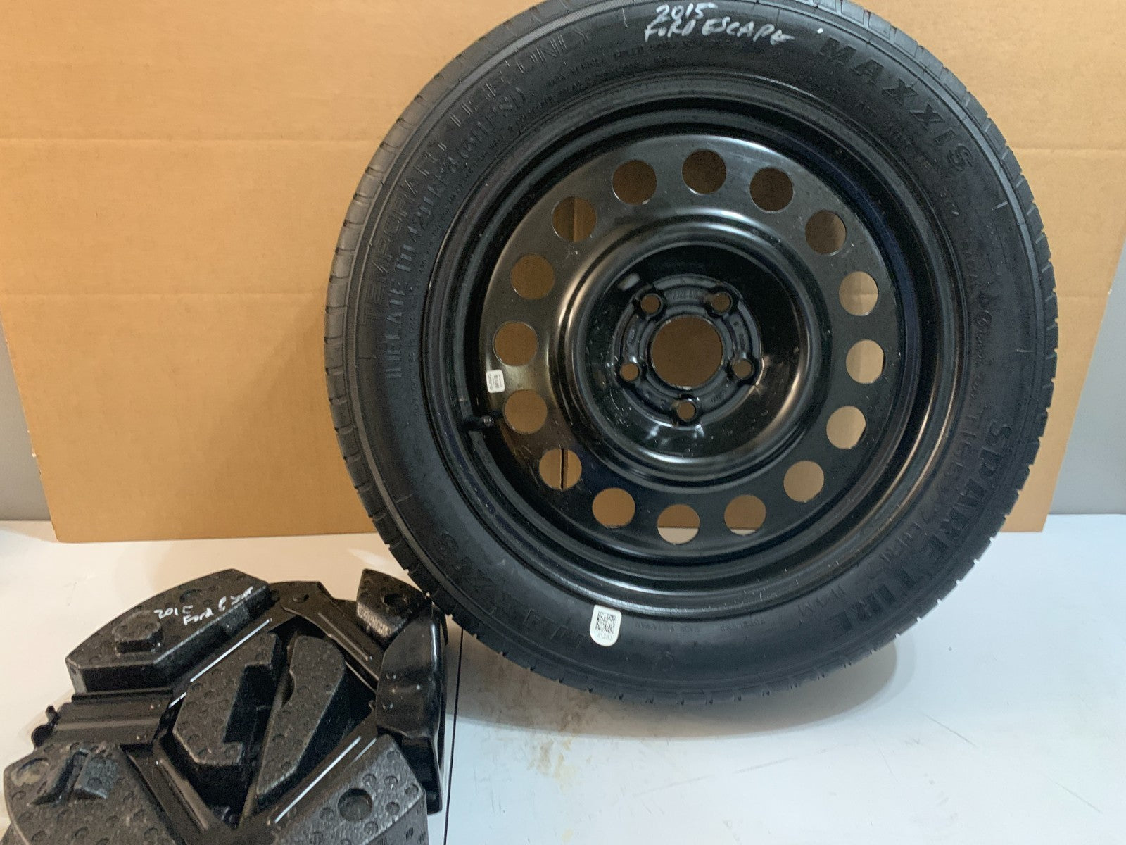 2013-2019 Ford Escape Spare Tire 17" Compact Donut with Jack Kit T165/70R17