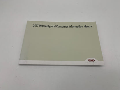 2017 Kia Sorento Owners Manual Set with Case OEM R01B05026