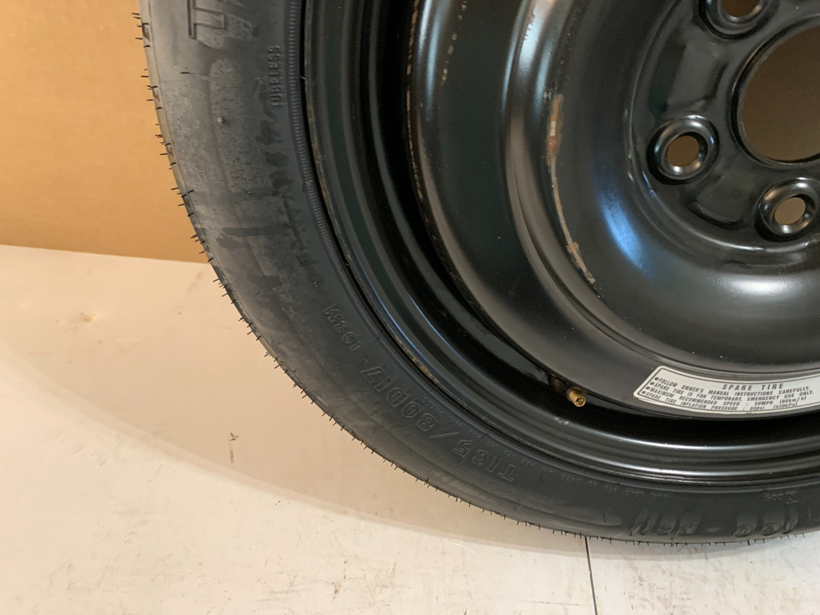 2005-2010 Honda Odyssey 17" Spare Tire Wheel Compact Donut T135/80D17