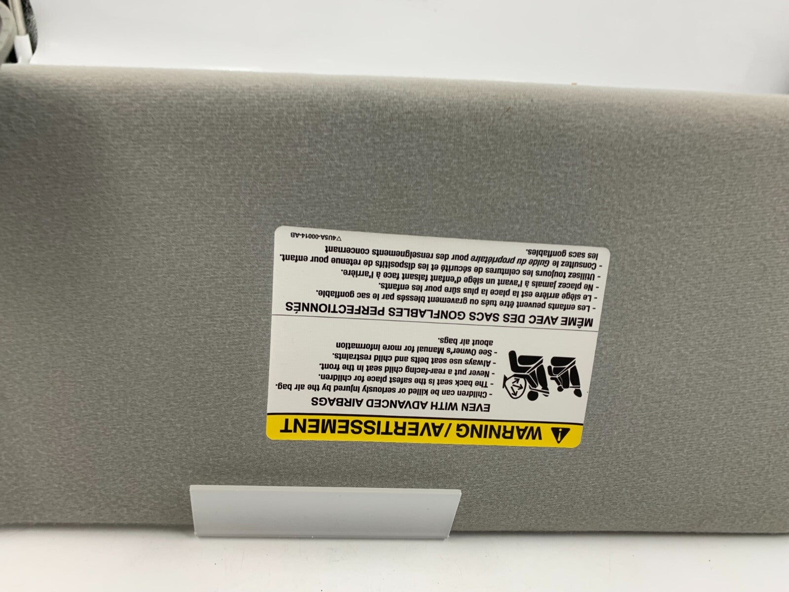 2004-2008 Ford F-150 Passenger Sun Visor Gray OEM E03B52024