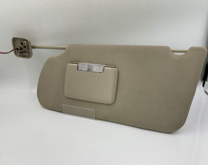 2009-2012 Ford Flex Driver Sun Visor Beige Illuminated OEM D01B54081