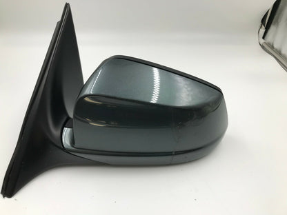 2012-2013 BMW 528i Driver Side View Power Door Mirror Gray OEM D02B04004