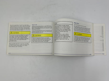 2001 Buick LeSabre Owners Manual OEM C02B36079