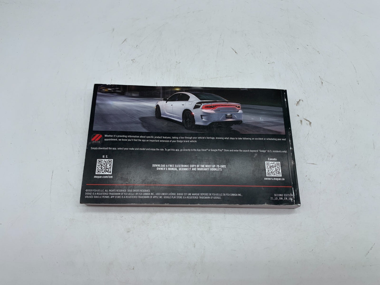 2021 Dodge Charger Owners Manual OEM A03B44006