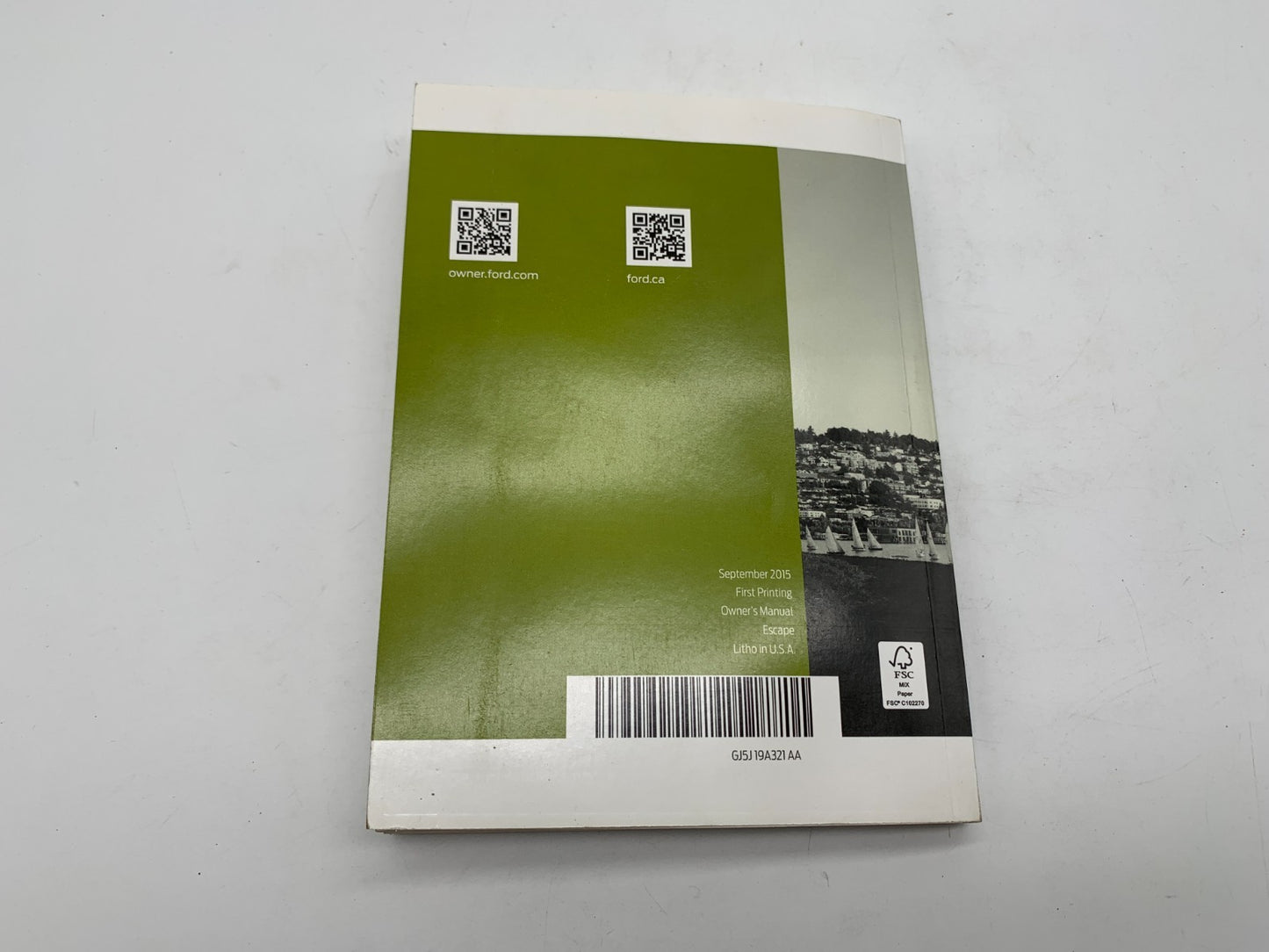 2016 Ford Escape Owners Manual Set with Case OEM B04B21006