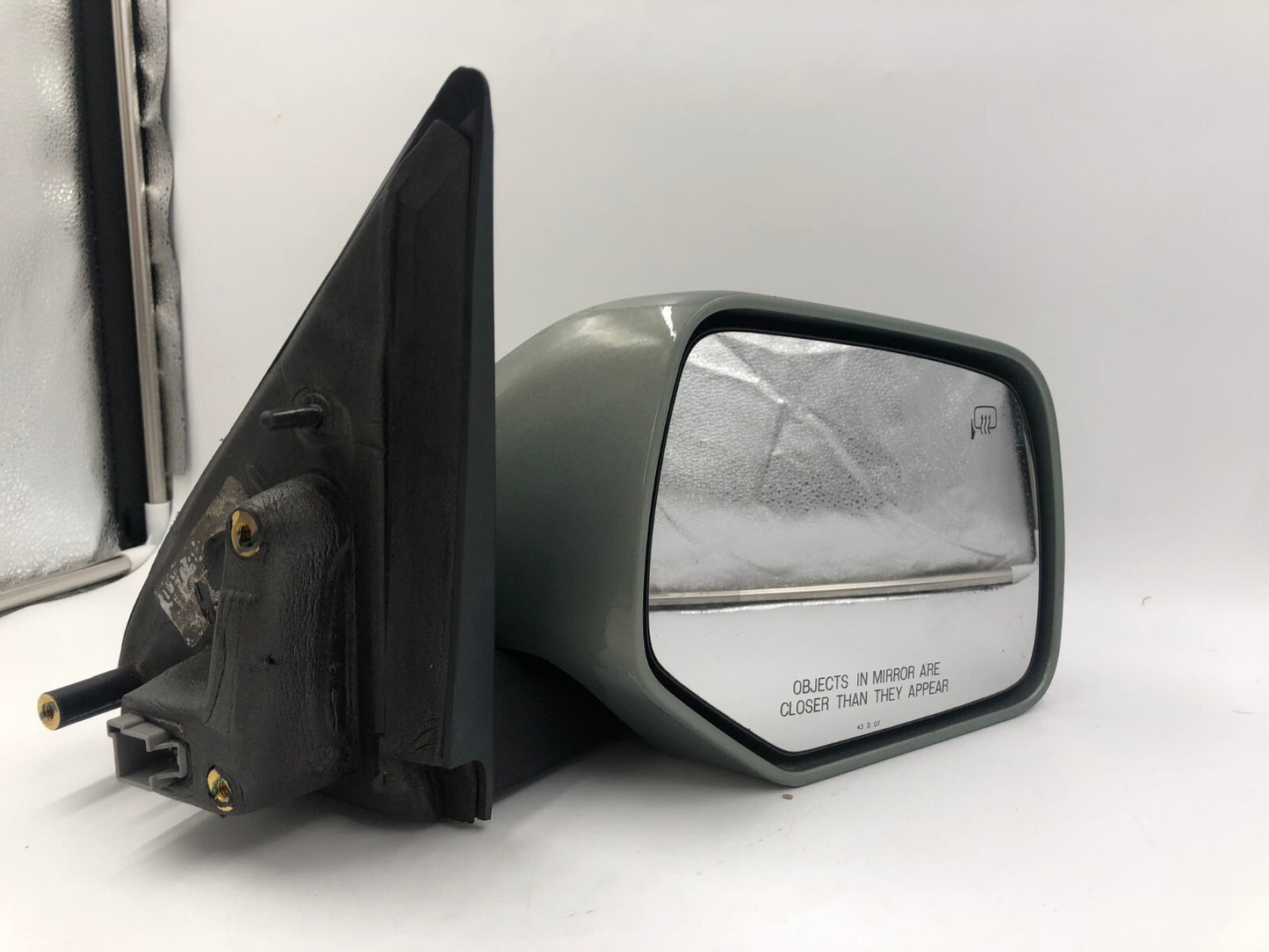 2008-2009 Mercury Mariner Passenger Side View Power Door Mirror Green E03B38038