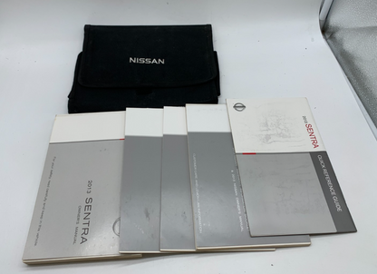 2013 Nissan Sentra Owners Manual Set with Case OEM B01B04001
