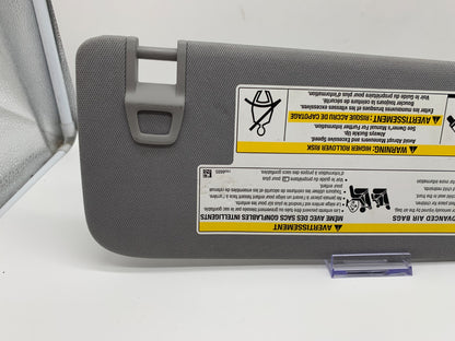 2021-2023 Chevrolet Trailblazer Driver Sun Visor Gray OEM B03B17012