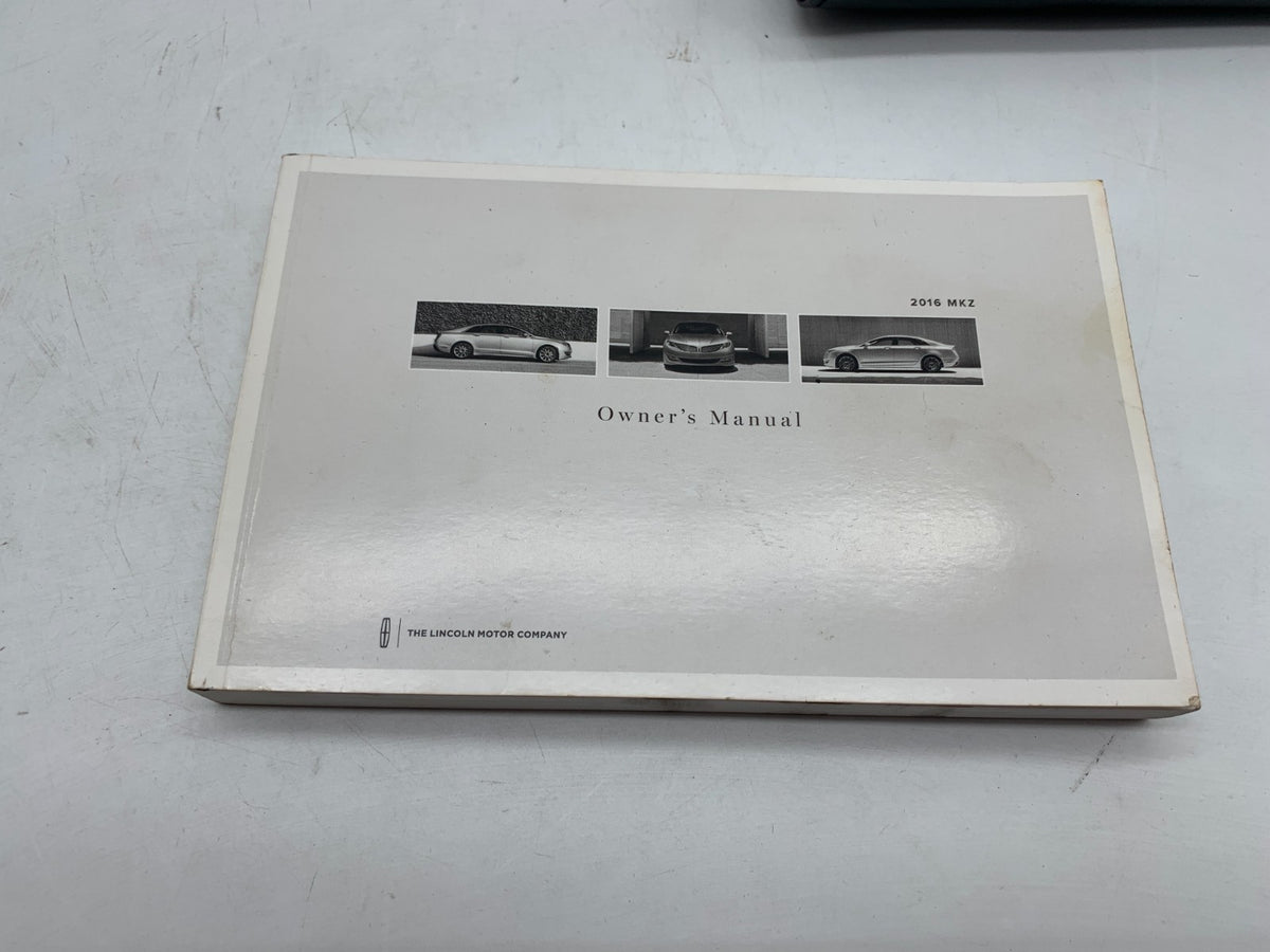 2016 Lincoln MKZ Owners Manual Set with Case OEM D03B21005
